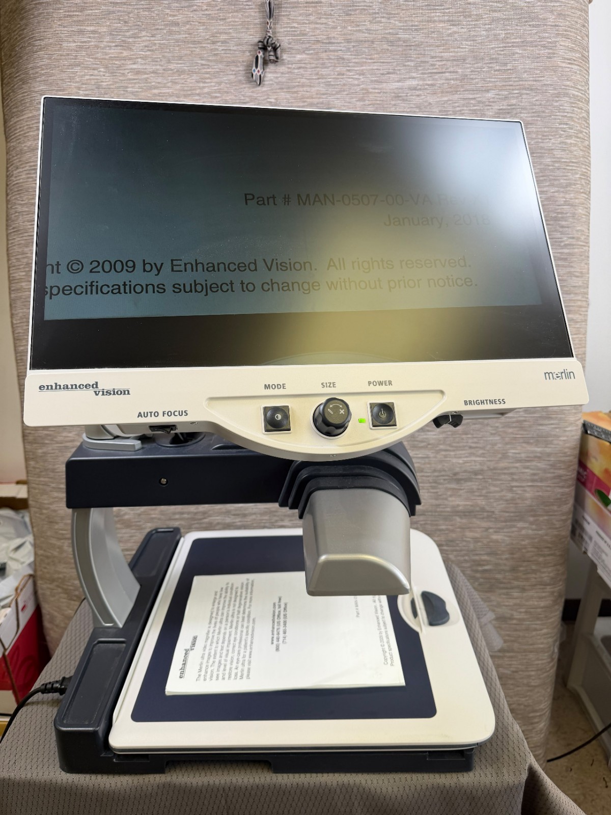 Merlin Ultra 1080 HD 22″ LCD Enhanced Vision Video Magnifier MR2UE22A NEW OPEN
