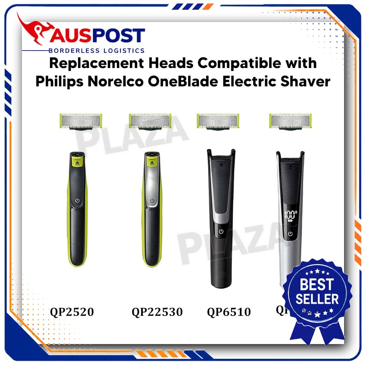 Pro Shaver Replacement Blade OneBlade Razor Shaver for Philips QP2520 6510 6520