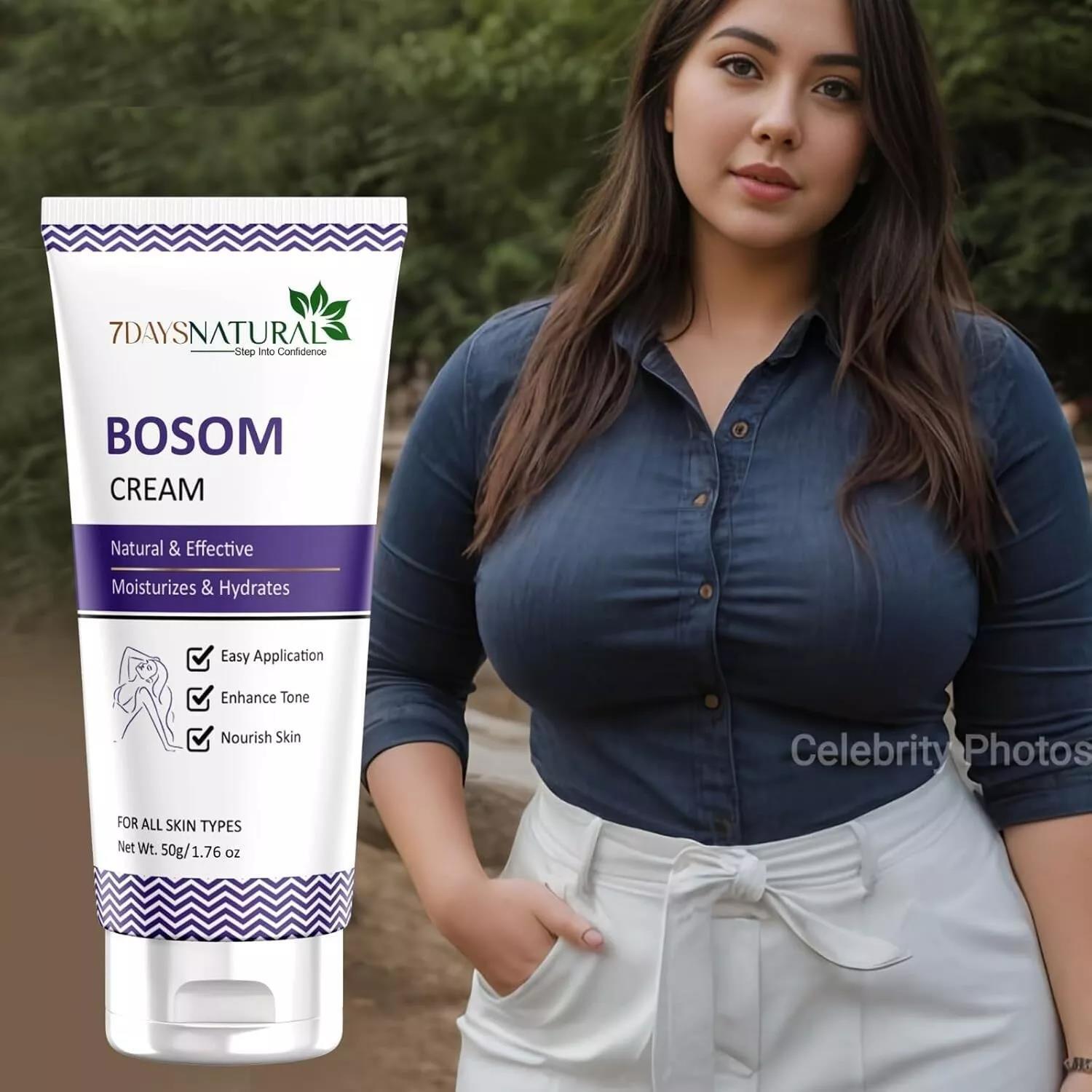 7 Days Breast Increas Cream for Women- Lavender Oil and Rosehip Cream 50gm