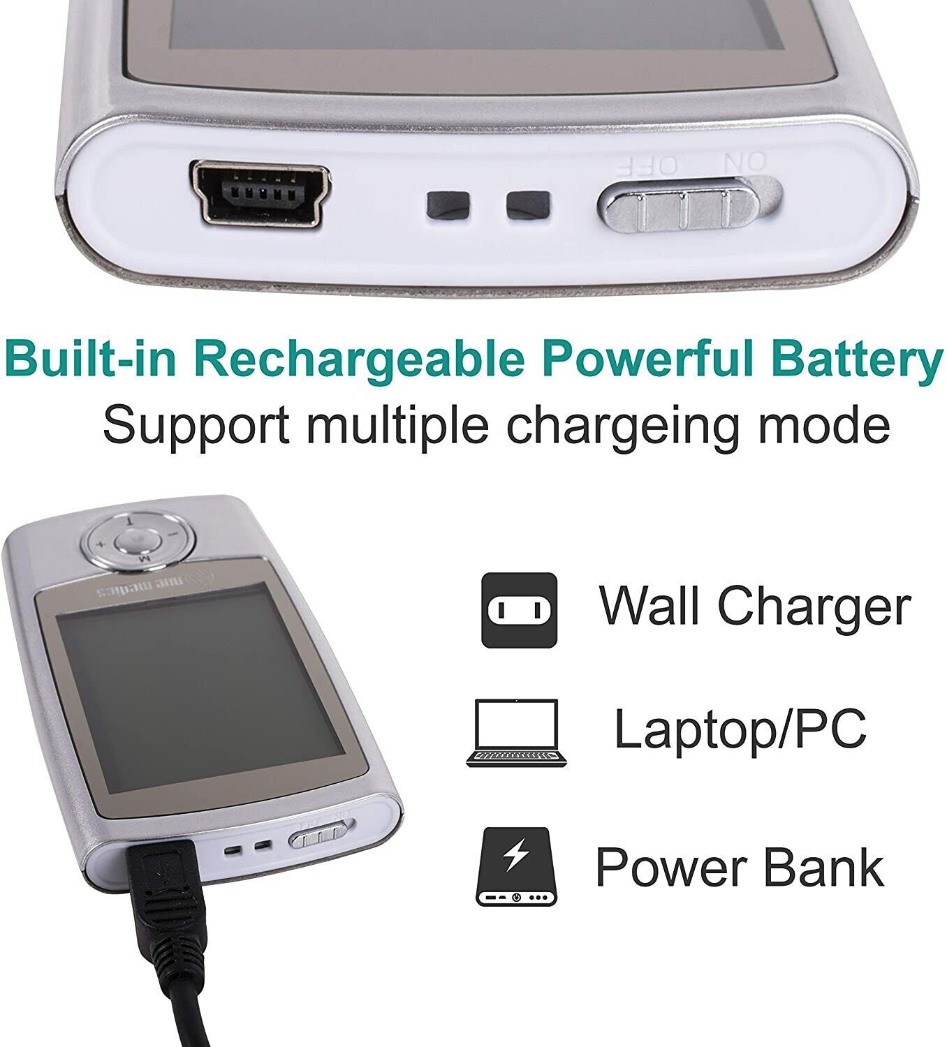 Tens Unit Massager Electrotherapy Muscle Stimulator Pain Reliever Therapy