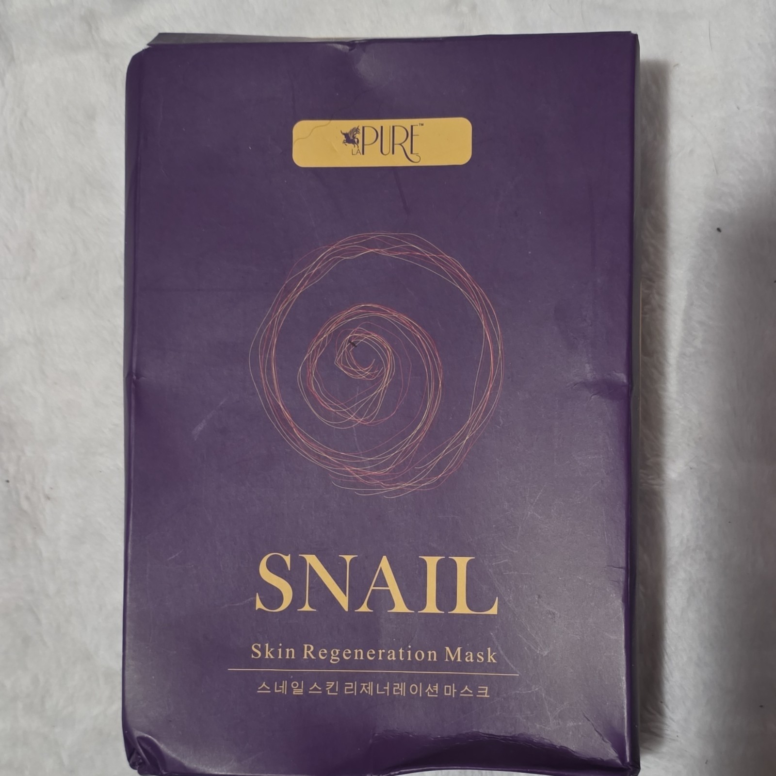PURE Snail Skin Regeneration Face Mask Sheet, White Mask Formulation