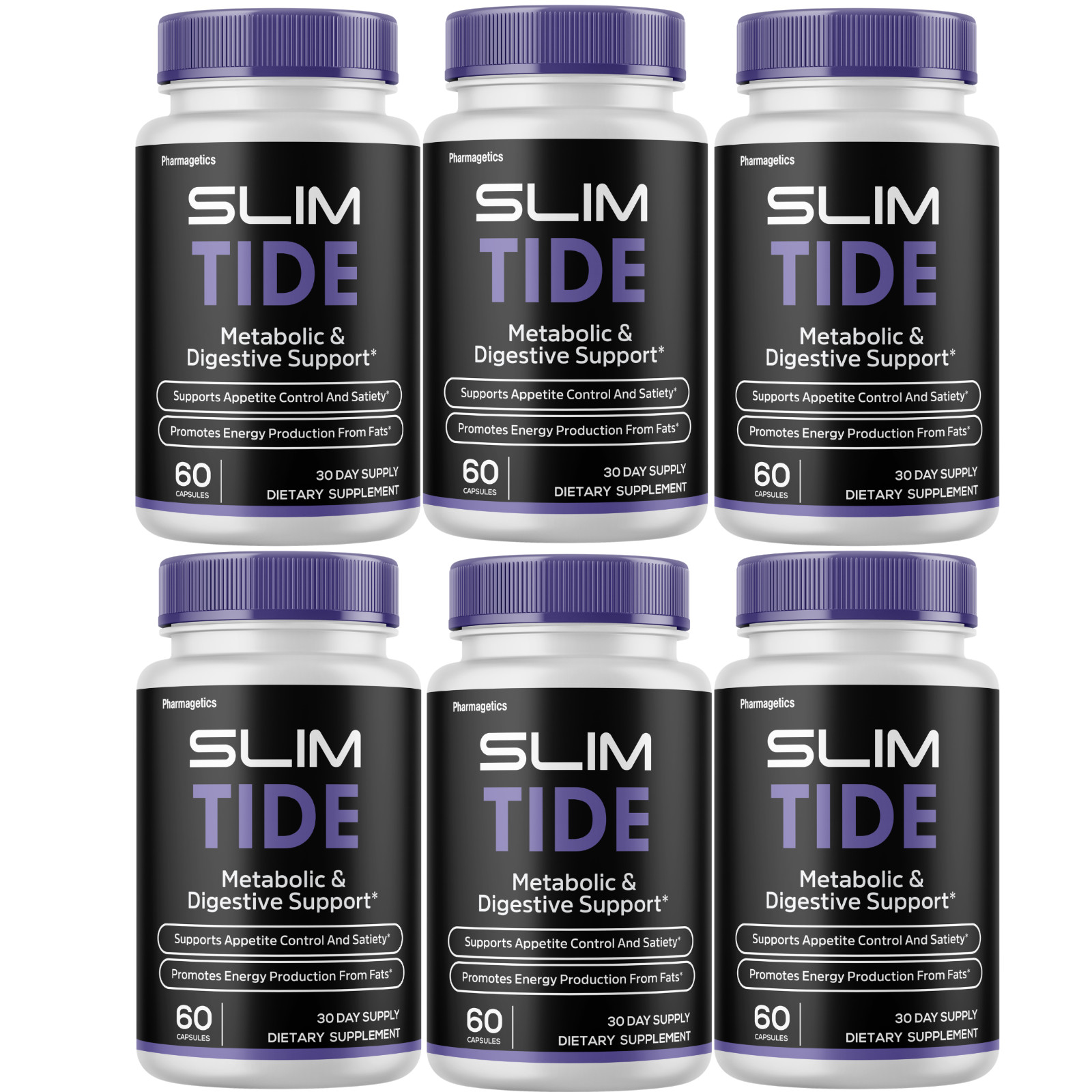 Slimtide Advanced Energy And Fitness Supplement Slim Tide (6 Bottles)