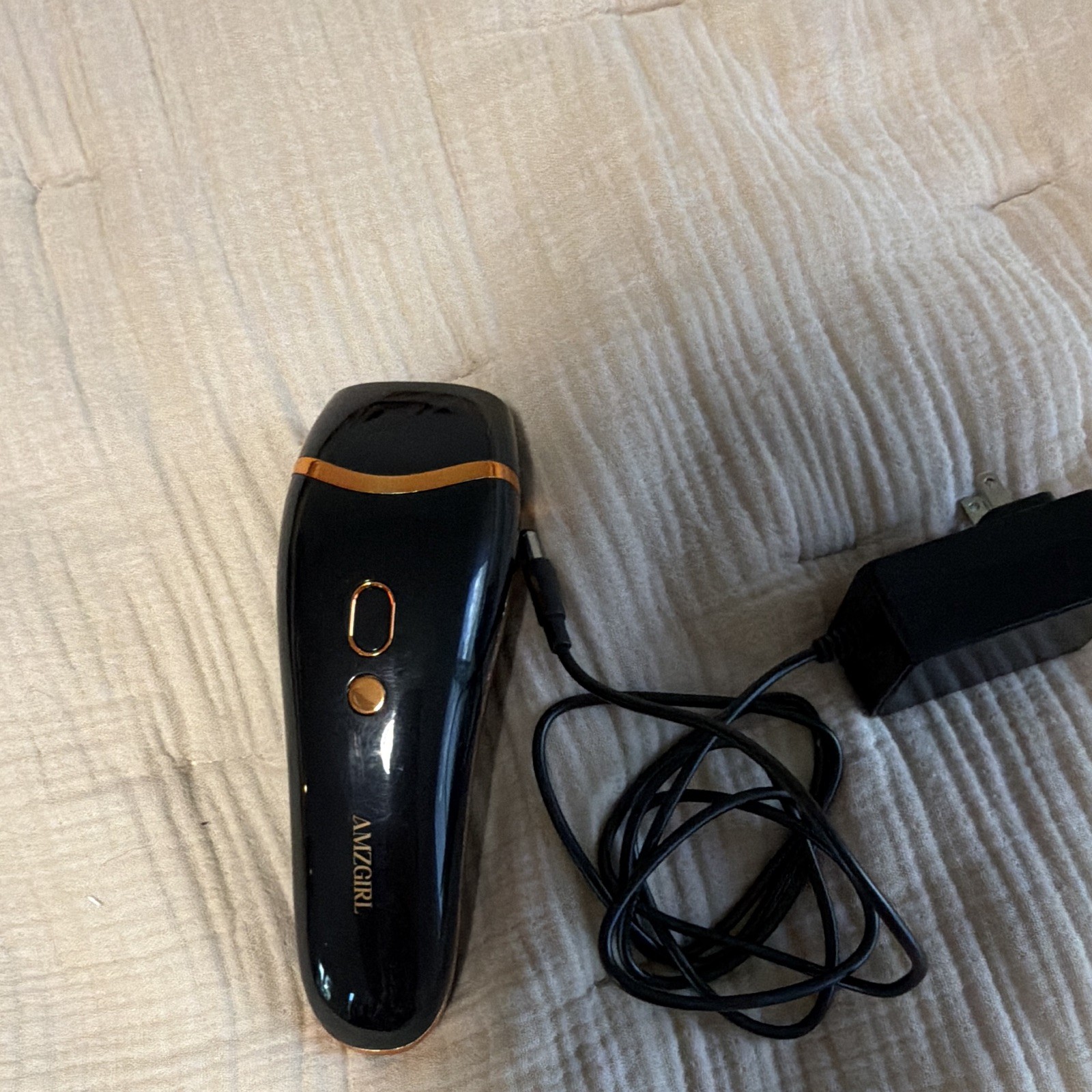 AMZGIRL IPL Hair Removal Device, Black/Gold