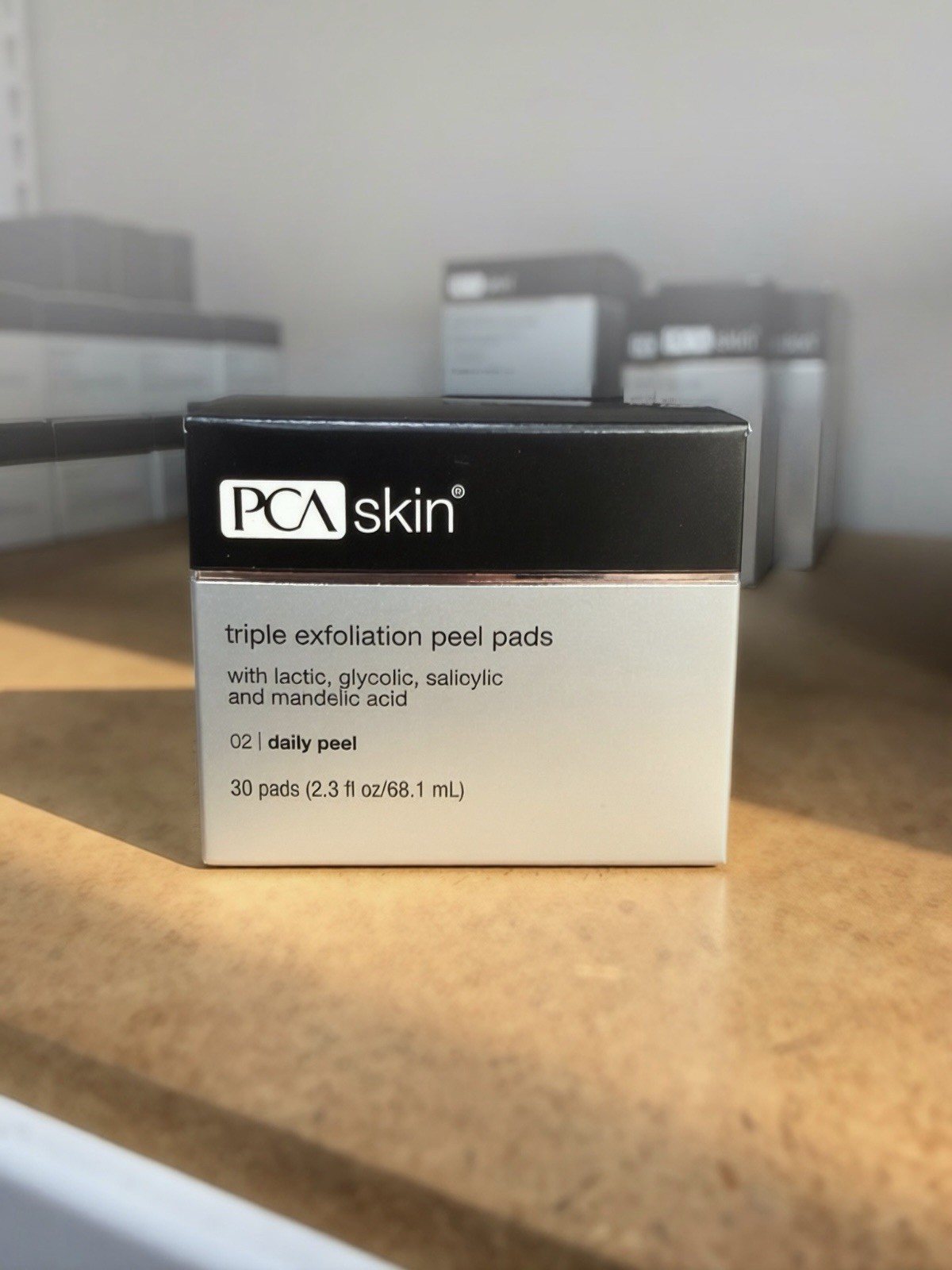NEW PCA Skin Triple Exfoliation Peel Pads 30 Count + Hydrating Toner Bundle