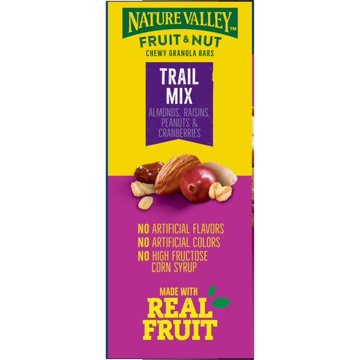 Nature Valley Chewy Granola Bars Fruit & Nut Trail Mix 15 Ct 18 oz Family Pack
