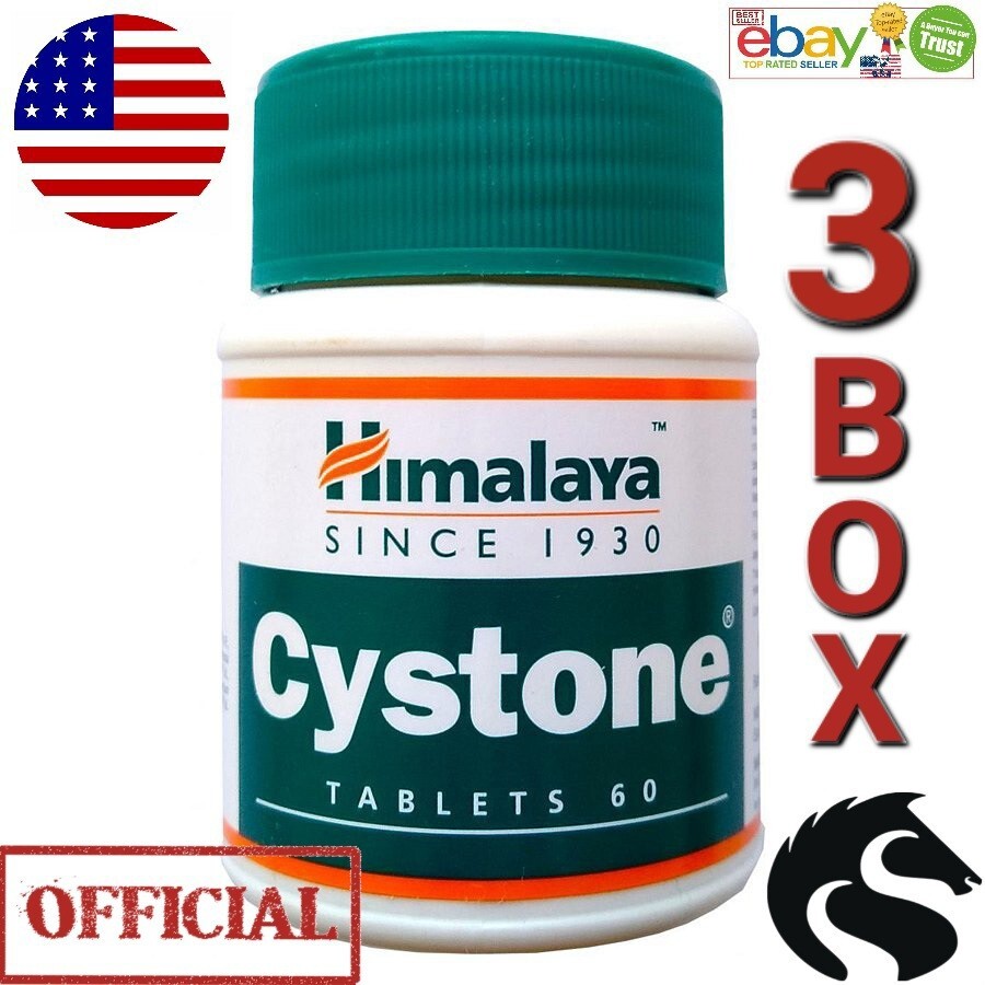 Cystone Himalaya Exp.7/2025 OFFICIAL USA 3 Pack 180 Tablets Care Kidney Stone