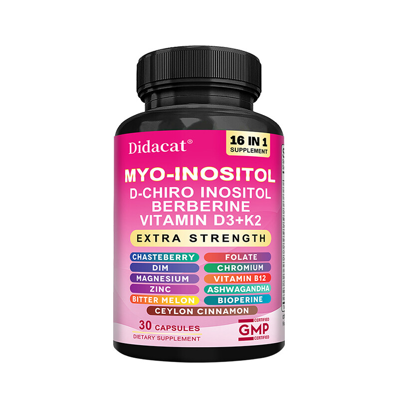 Myo-Inositol D-Chiro Inositol Supplement Balance Bone Density Bone Health 30-120