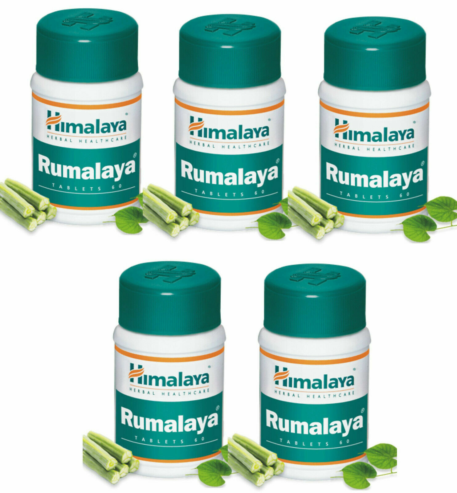 5 Packs X Himalaya RUMALAYA Tablets (60 Tabs) Each | Free ship