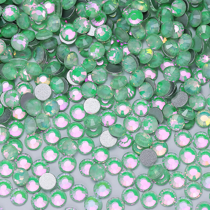 1440pcs Phantom opal Flat Back Rhinestone Glass Diamond DIY Crafts Nail Art Gems