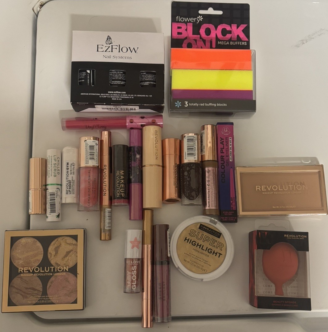 Revolution Makeup lot of 22 Piece bundle. All new See description.