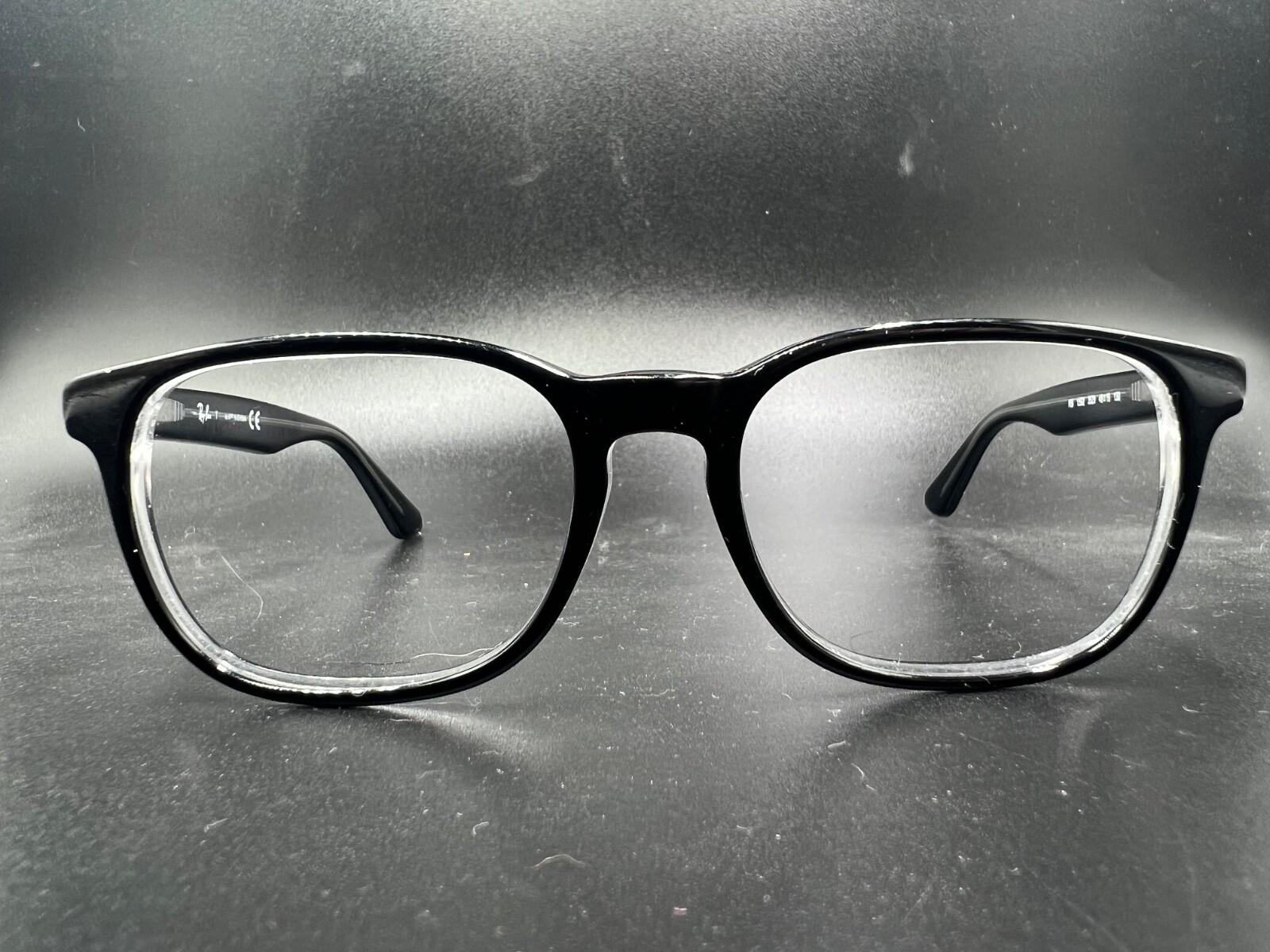 Unisex Youth Ray-Ban Eyeglasses Kids RB 1592 Full Frame Square Black Clear