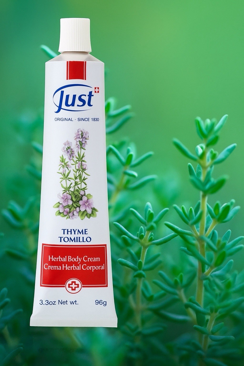 Swiss Just Thyme Herbal Body Cream / Crema Herbal de Tomillo – 96g