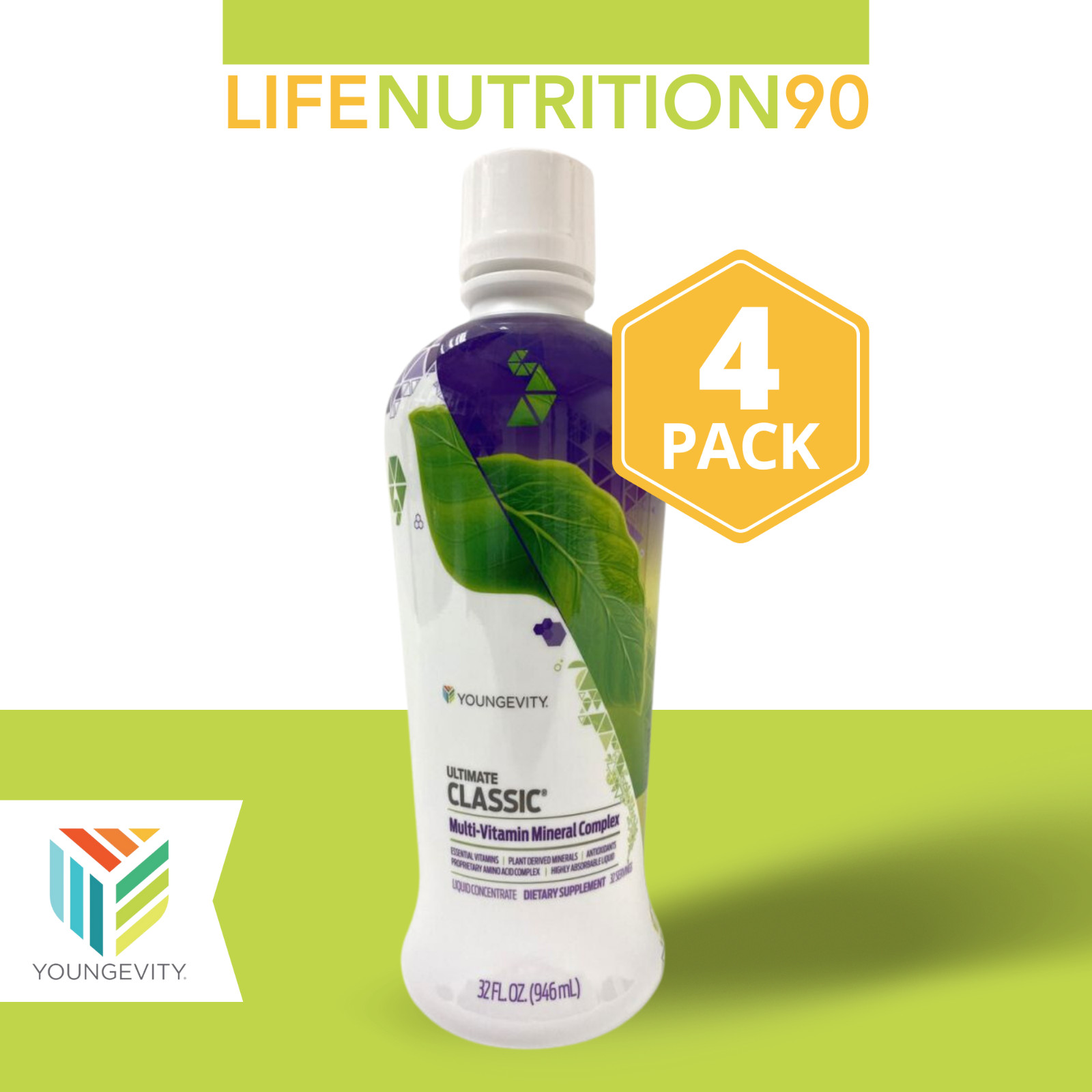 Youngevity Ultimate Classic – 32 fl oz / 4 Pack