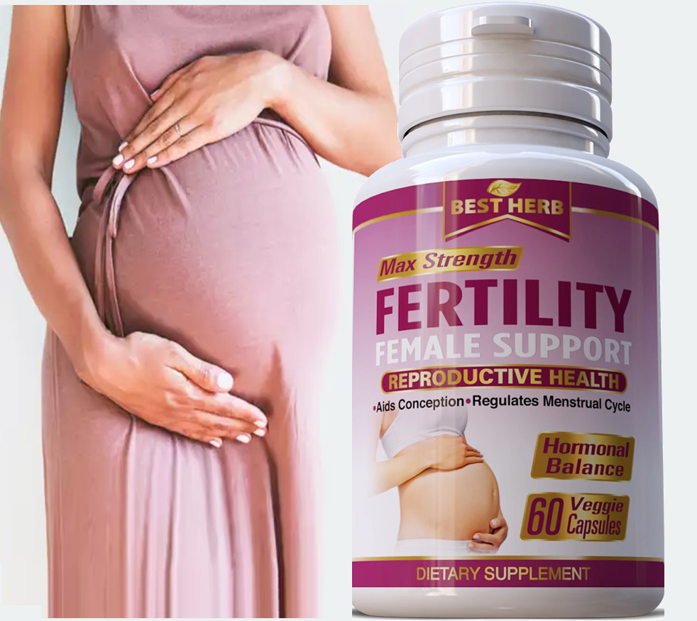 FEMALE FERTILITY INCREASE NATURAL AID SUPPORT OVULATION CONCEPTION HERBAL PILLS