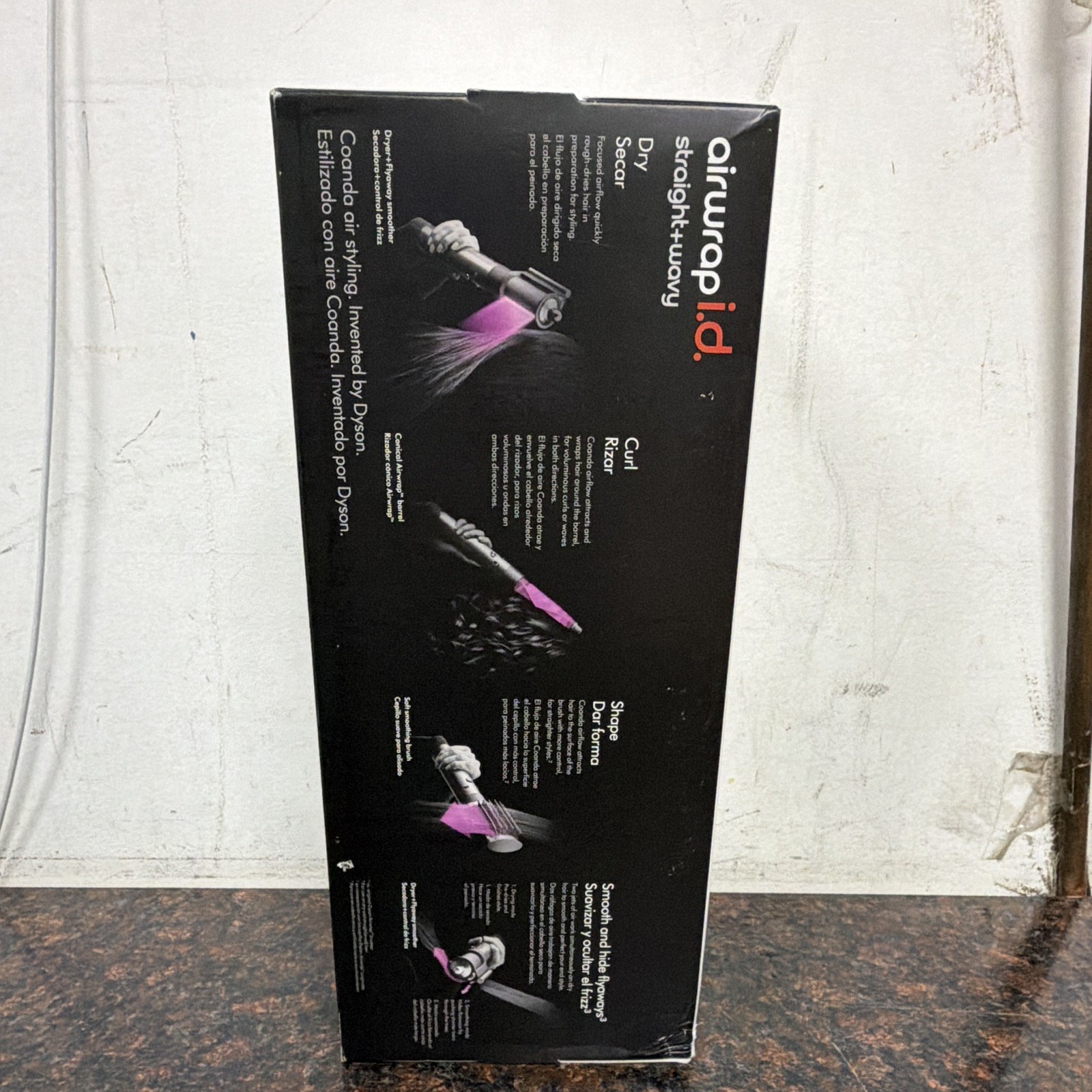 Dyson Airwrap i.d. Bluetooth Set Straight/Wavy w/ Fast Dryer & Long Barrels