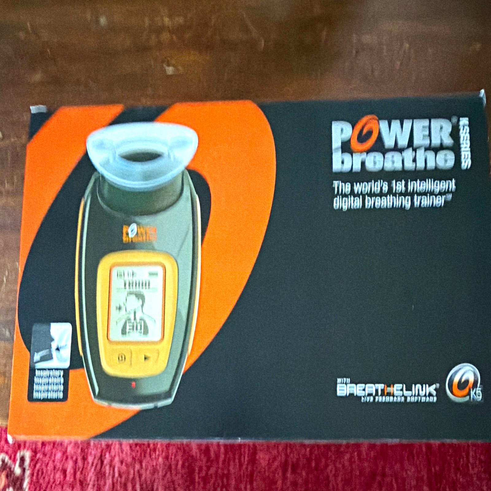 NEW POWERbreathe K5 Digital Breathing Trainer, Breathe-Link, USB, Regular $850