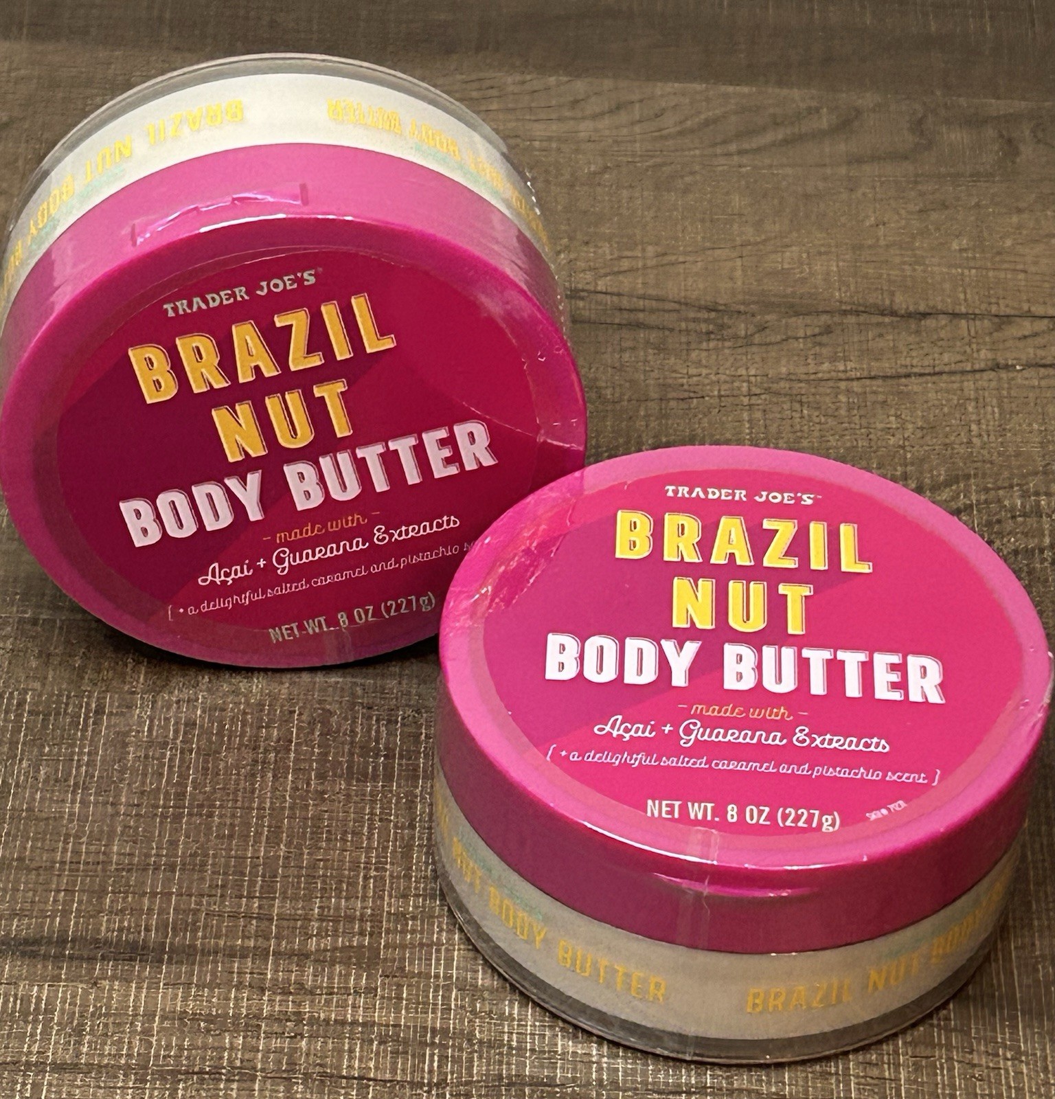 Trader Joe’s Ultra Rich Brazil Nut Body Butter 8oz-Limited (2 Pack) NEW/SEALED