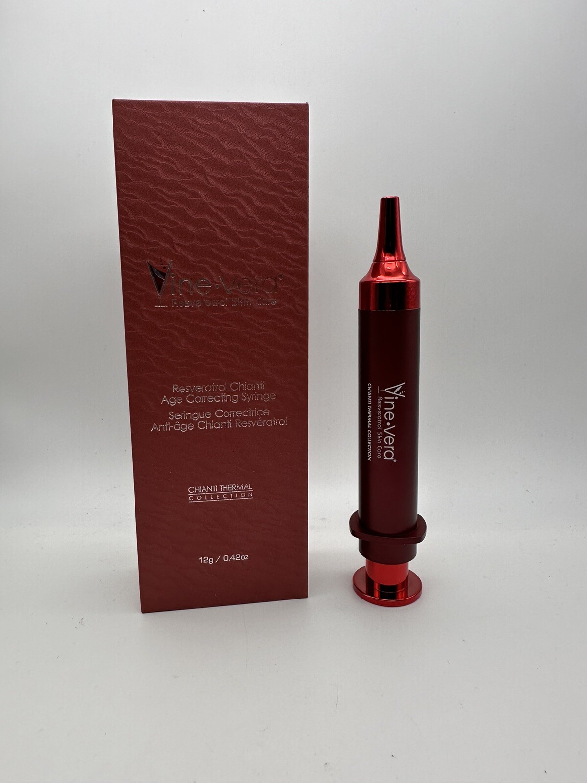 BNIB Vine Vera Resveratrol Chianti Age Correcting Syringe 0.42 oz / 12 g NEW