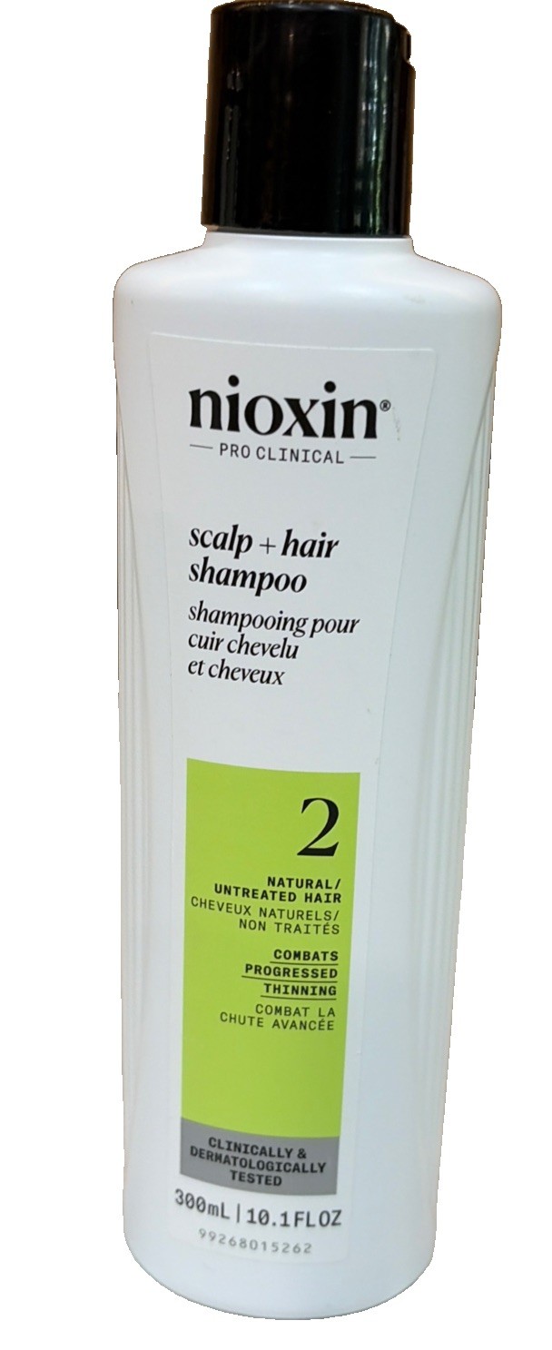 Nioxin Pro Clinical Scalp + Hair Shampoo System 2 Thickening Biotin 10.1