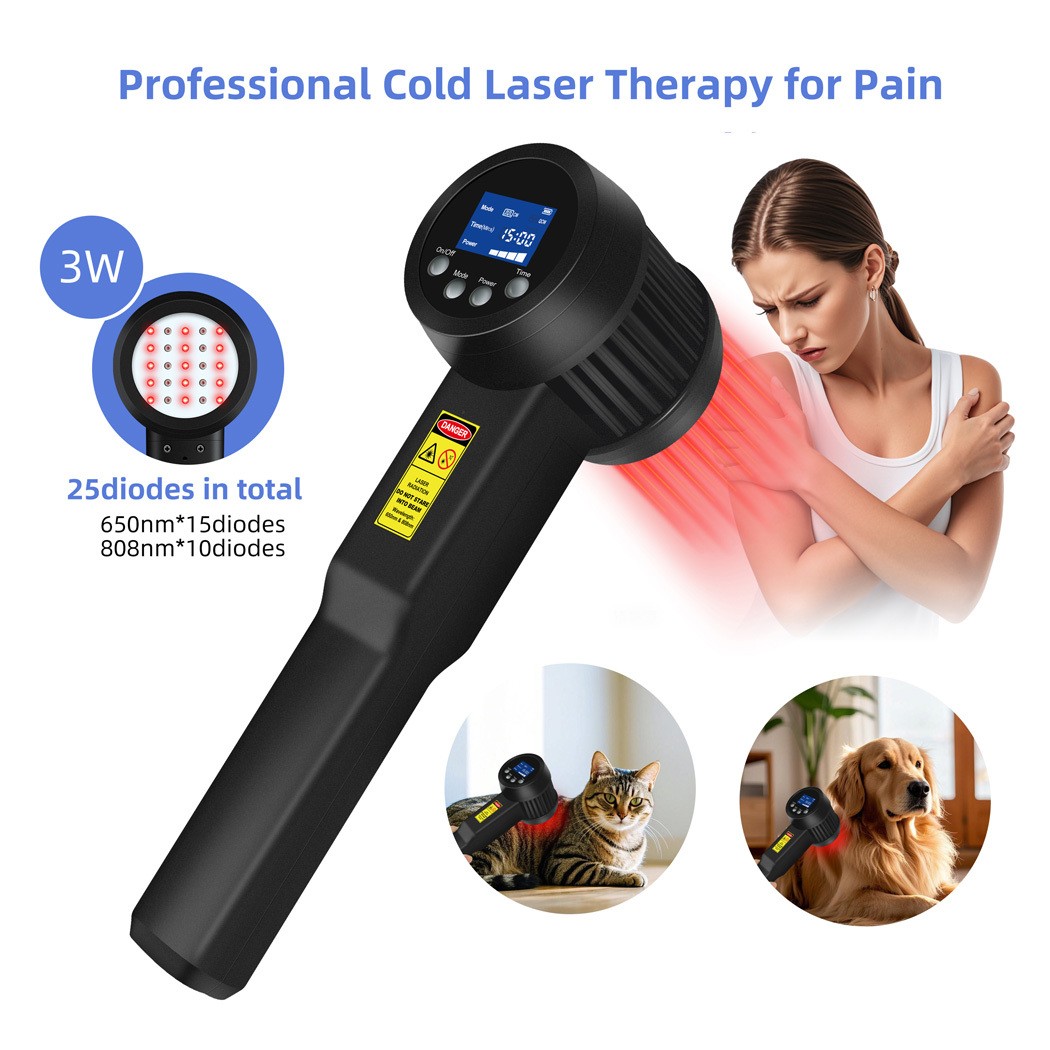 3W 808nm 650nm Low-Level Laser Therapy Physiotherapy for Tennis Elbow Joint Pain