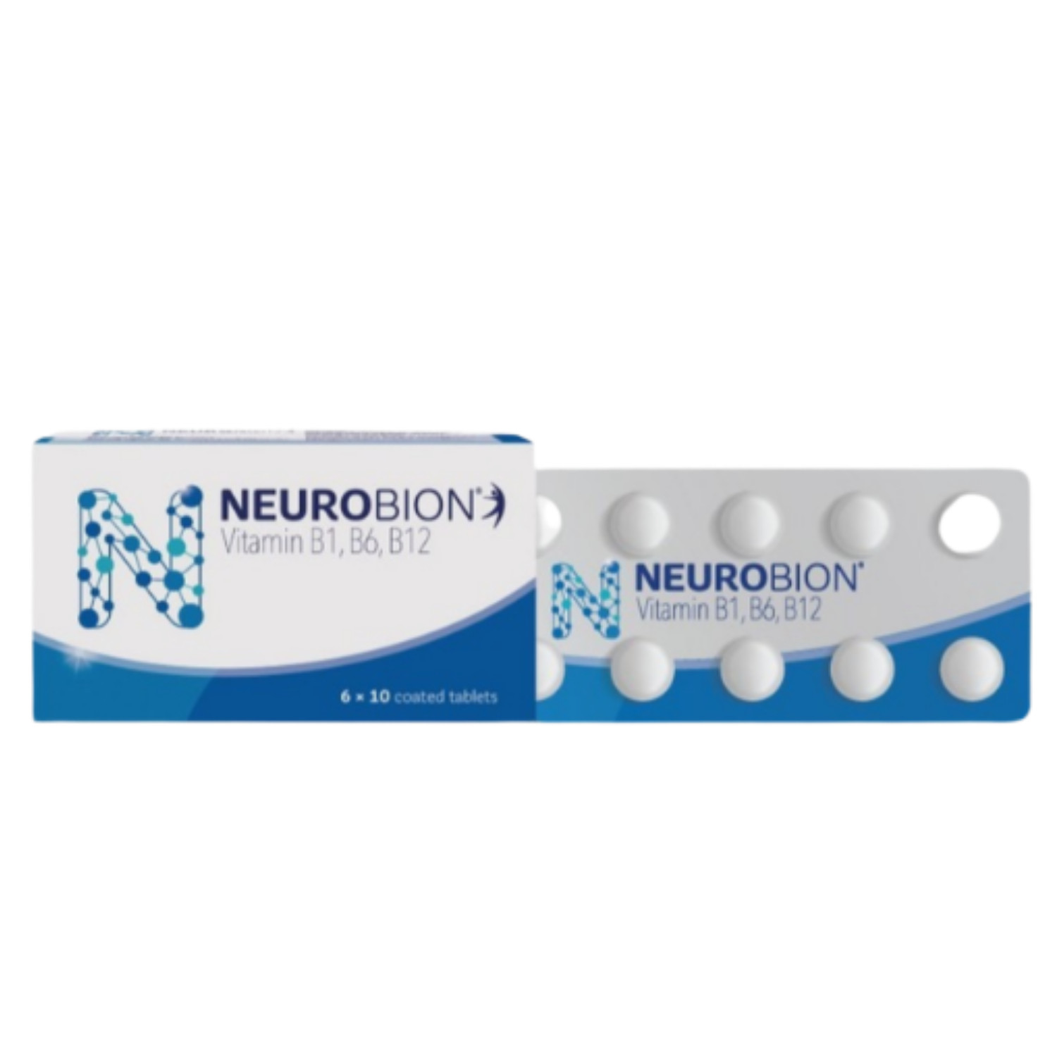 60 Tablets Neurobion Vitamin B1, B6, B12 for Numbness, Tingling & Nerve Relief