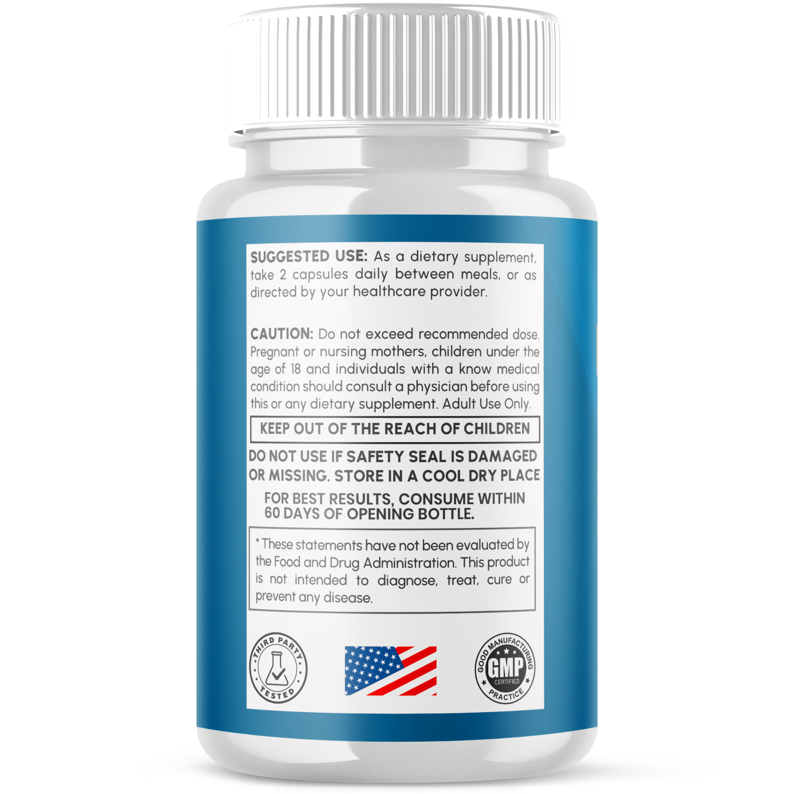 (2 Pack) Nerve Ease Nootropic Nerve Support Max Supplement NerveEase 120 Capsule