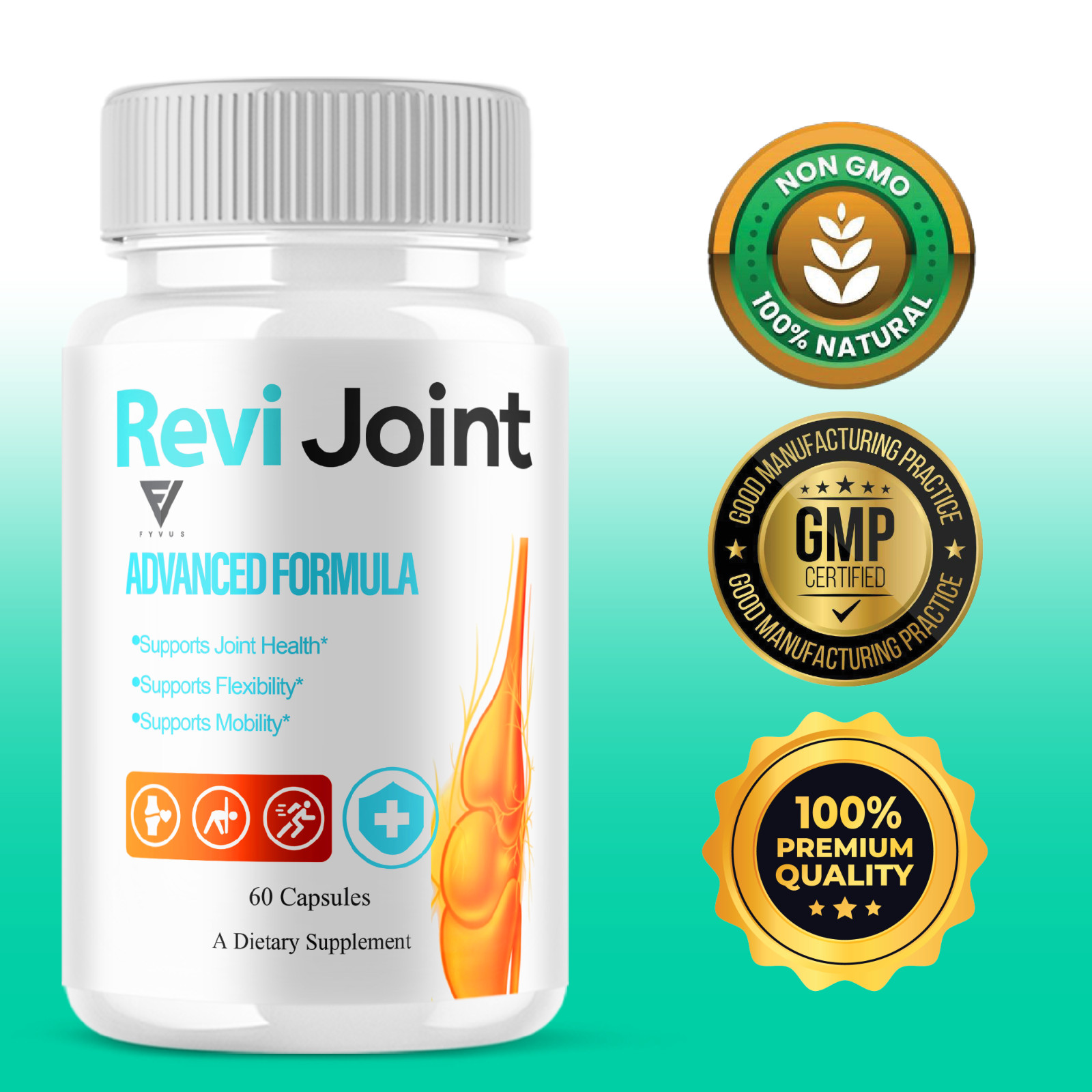(5 Pack) ReviJoint Premium Joint Support Supplement, Revi Joint (300 Capsules)