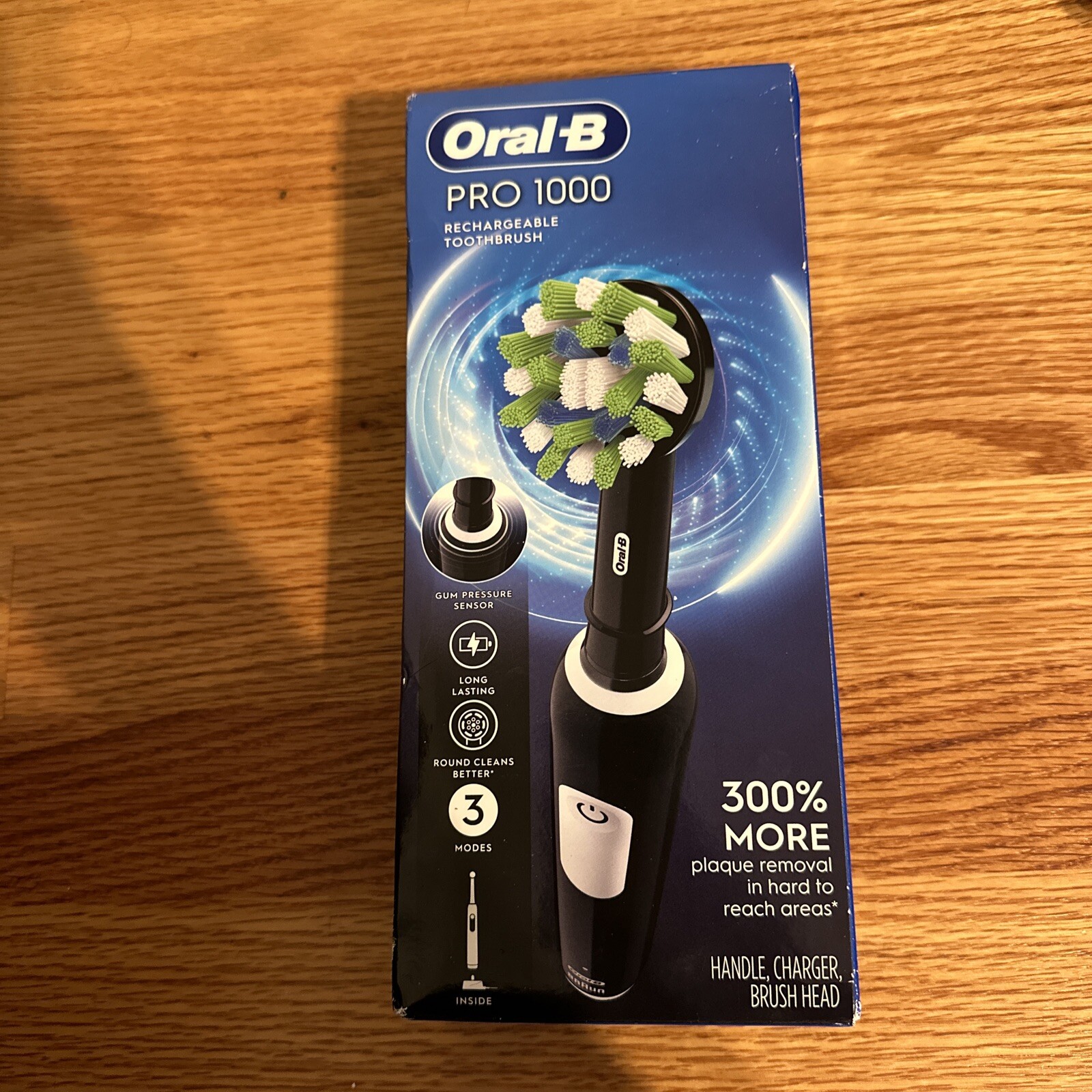 Oral-B Pro 1000 Crossaction Electric Rechargeable Toothbrush – Black Unopened