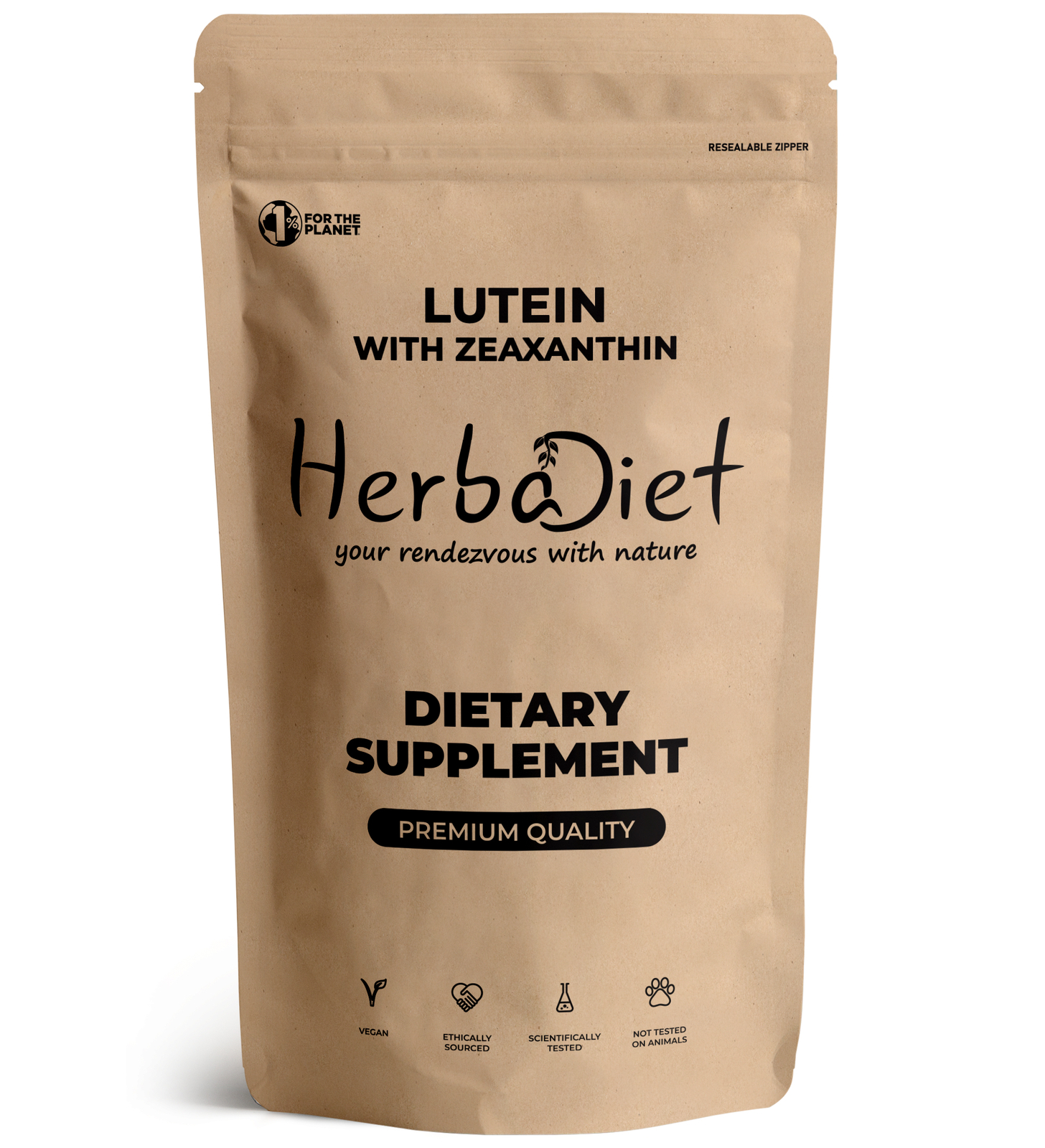 Lutein with Zeaxanthin 20% Marigold Extract Powder for Eye Health, 200g