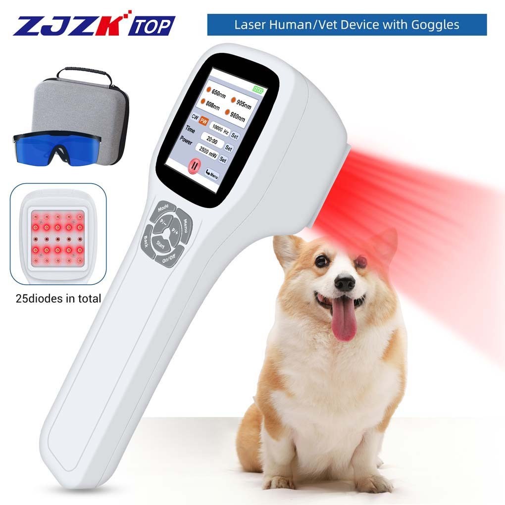 2.5W Red Light Therapy Device 650nm 808nm 905nm 980nm LLLT Pain Relief Recovery