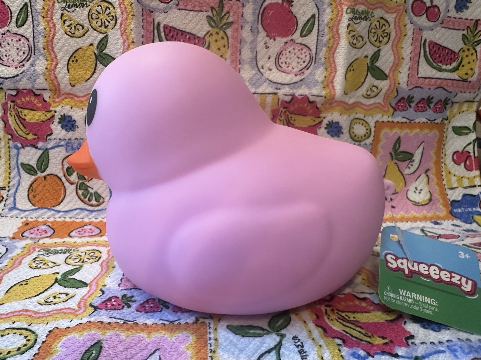 NEW❤️Viral Jumbo Squeezy Pink🌸Duck🐥Tear-Resistant Squeeze Toy🥳