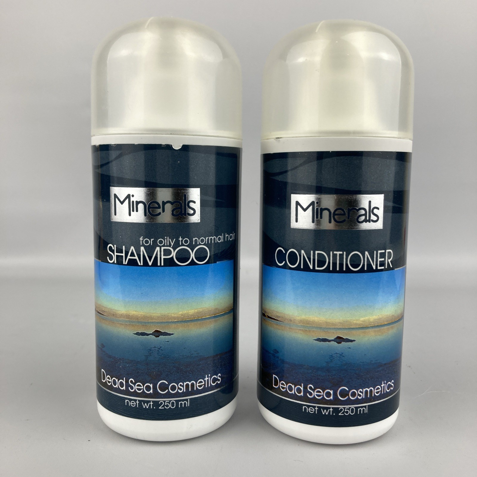 MINERALS Shampoo & Conditioner 250ml Dead Sea Cosmetics Israel NOS
