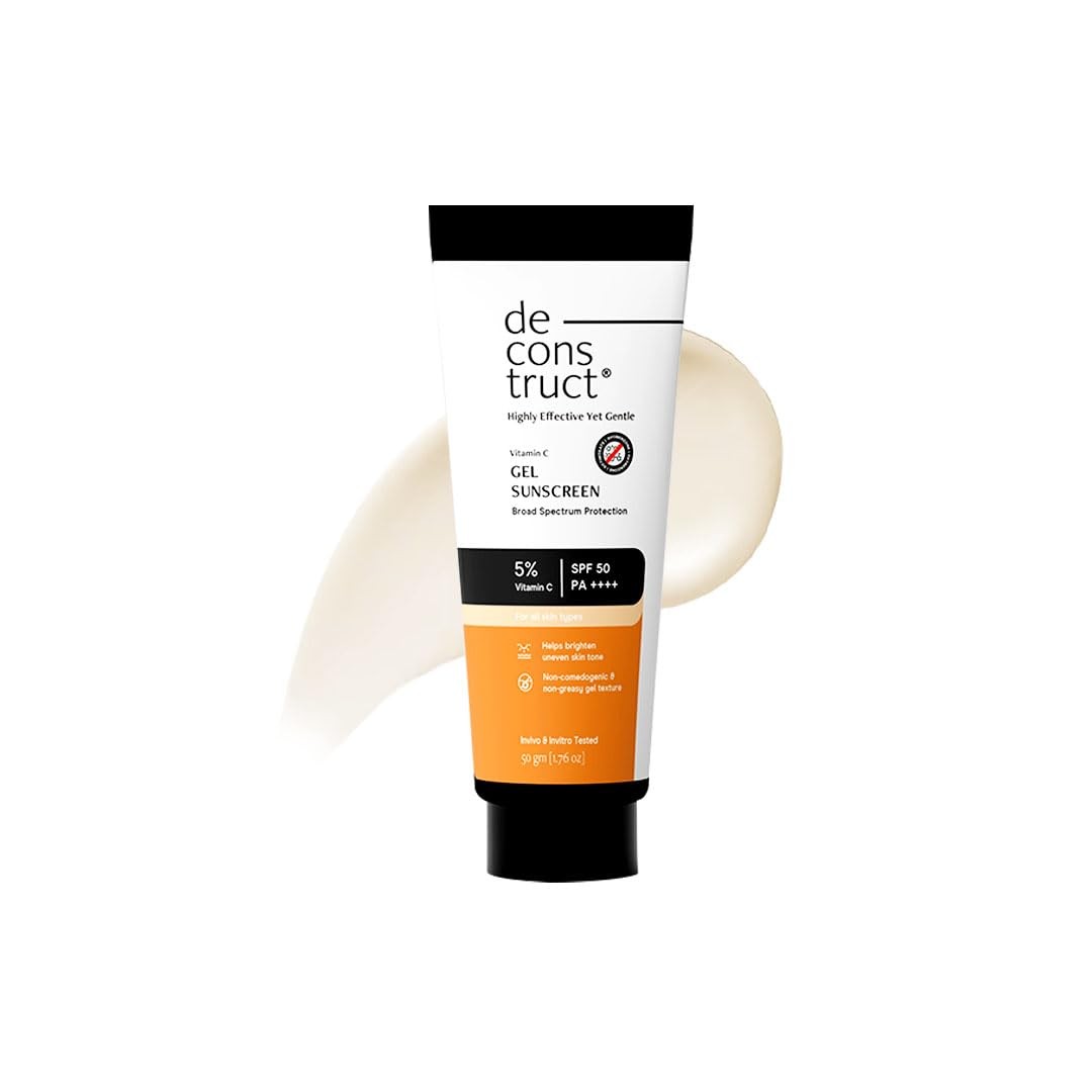 Deconstruct 5% Vitamin C Gel Sunscreen SPF 50 PA++++ 50g Lightweight