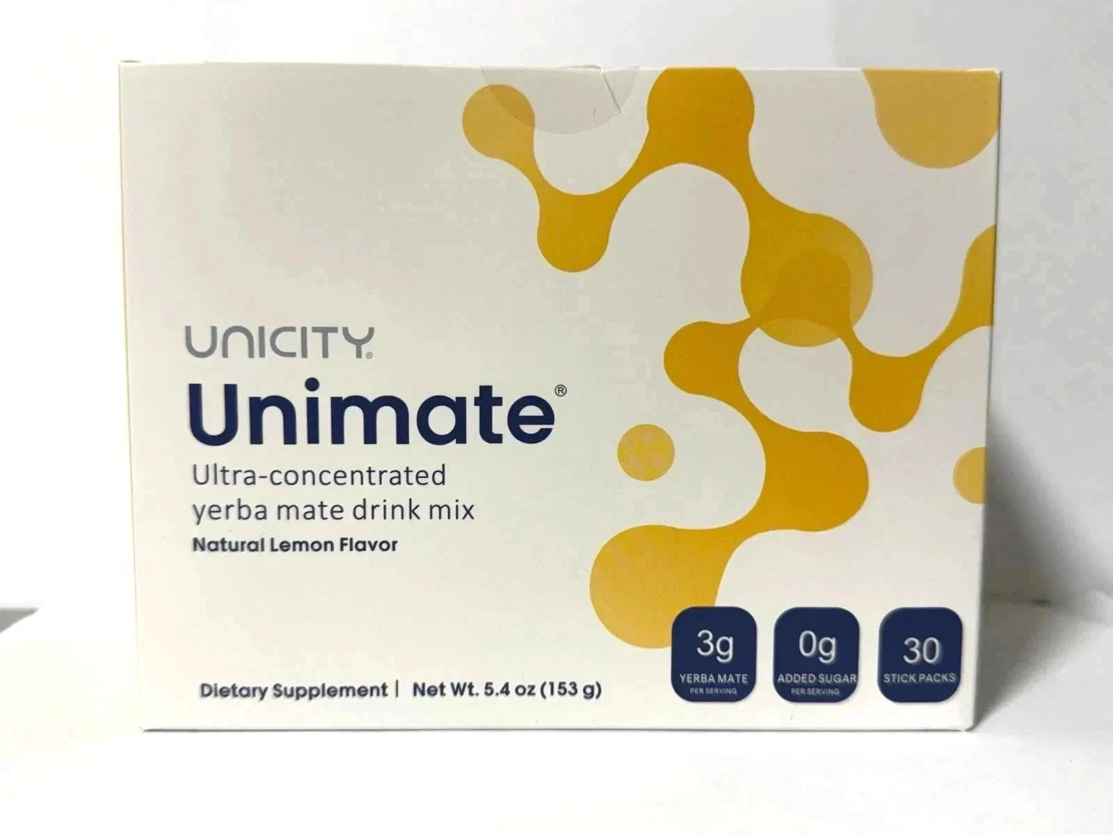 Unicity Unimate Lemon Flavor Packs – 30 Counts – Exp 2027