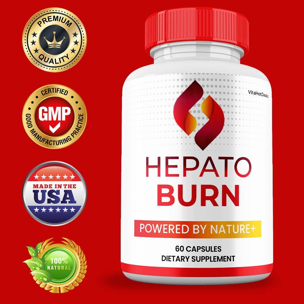 Hepato Burn Capsules, Max Strength All Natural HepatoBurn Pills (5 Pack)
