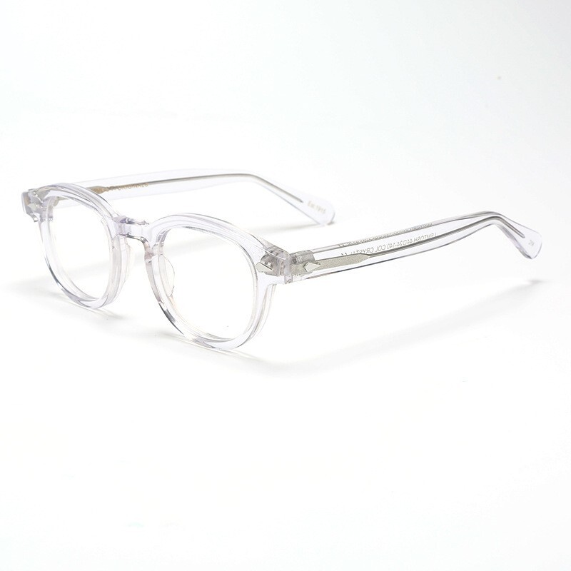 44 46 49mm Acetate Eyeglass Frames Full Rim Vintage Glasses Retro Johnny Deep