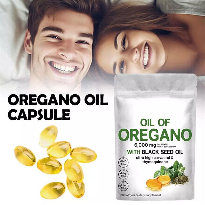 in 2 1 of Oregano & Black Seed Softgels Count with Carvacrol,Immune Support Oil