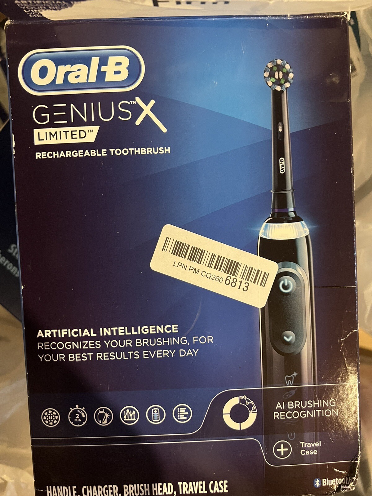 Oral-B Genius X Limited Electric Toothbrush with Artificial Intelligence – Black