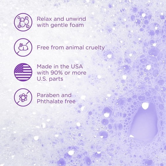 (4 pack) Equate Bubble Bath, Lavender, 64 fl oz