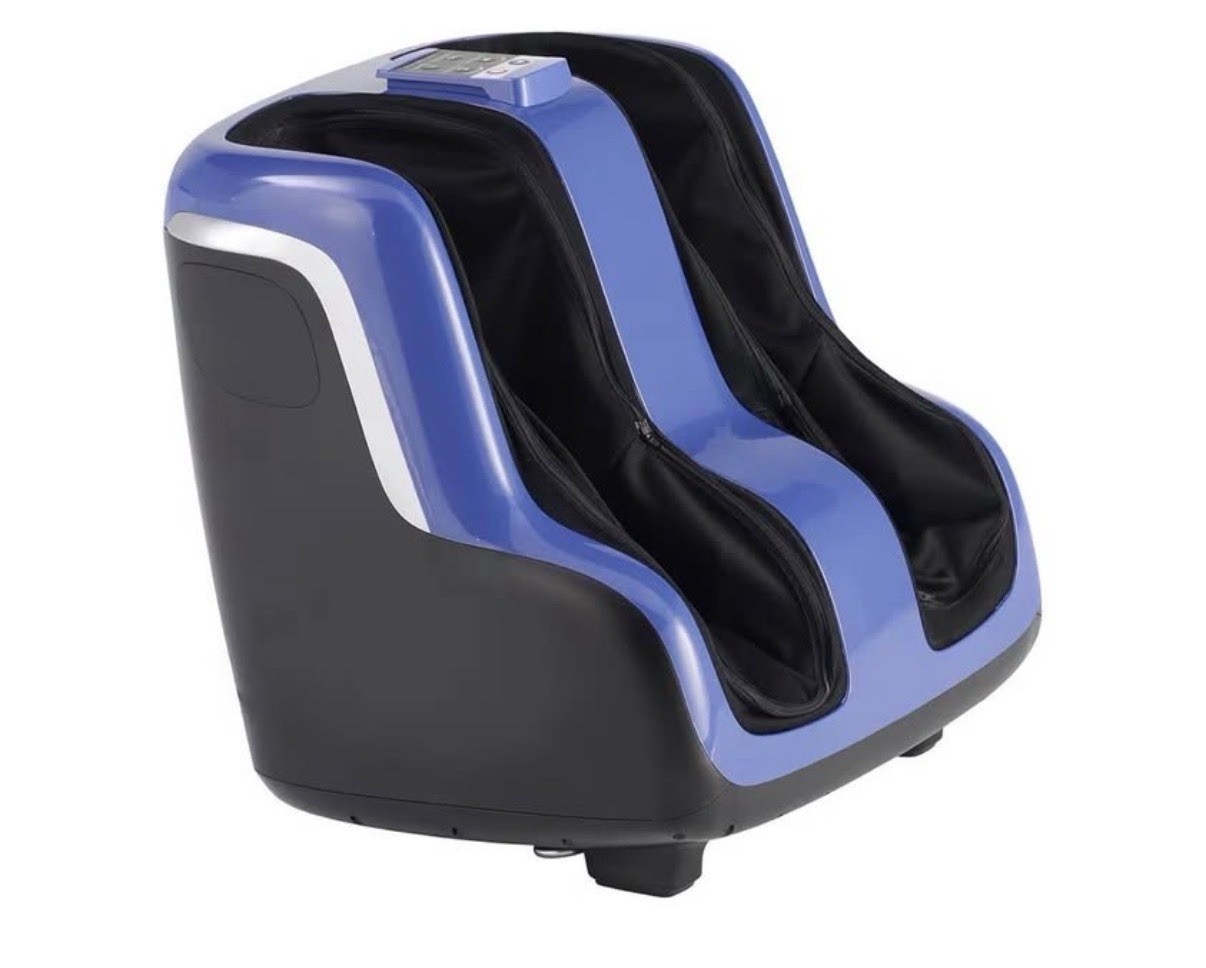 Human Touch Reflex SOL Plus Foot & Calf Rolling Massager 120V Black/Blue
