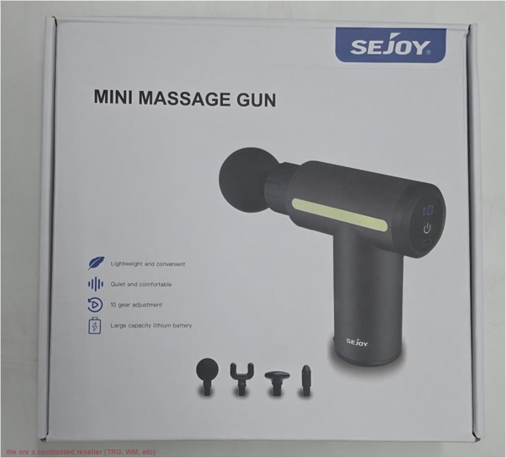Sejoy Mini Massage Gun, Pocket-Sized Deep Tissue Massager Gun, Portable Percu…