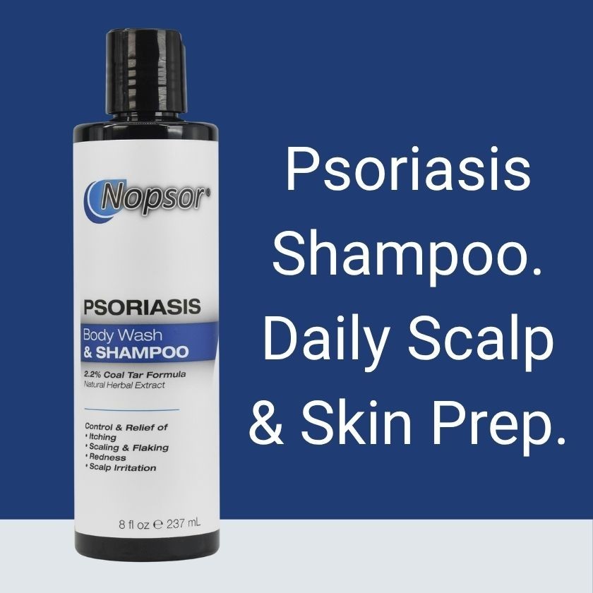 Nopsor 8 oz Herbal Psoriasis Shampoo – Coal Tar & Salicylic Acid Treatment