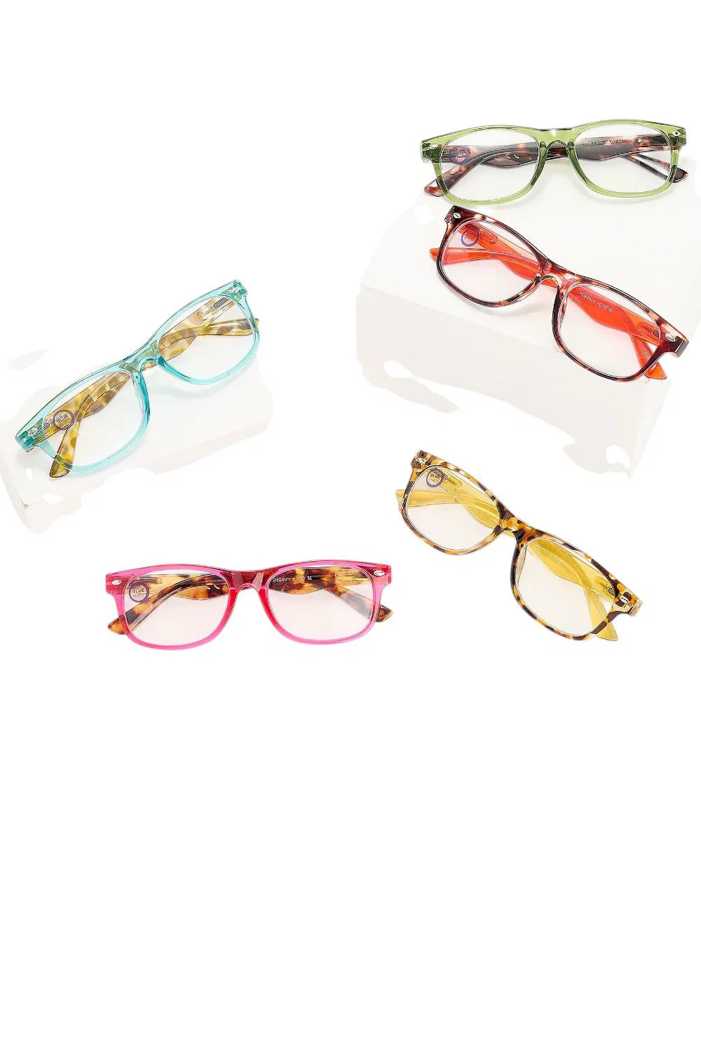 Hummingbird 5 Pack Set “Jackson” Blue Light Reading Glasses Assorted