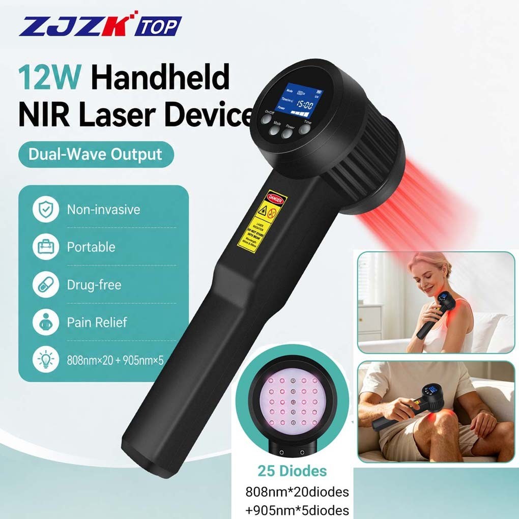 12W Laser Therapy for Back Knee Shoulder Arthritis Joint Pain Relief 808nm 905nm