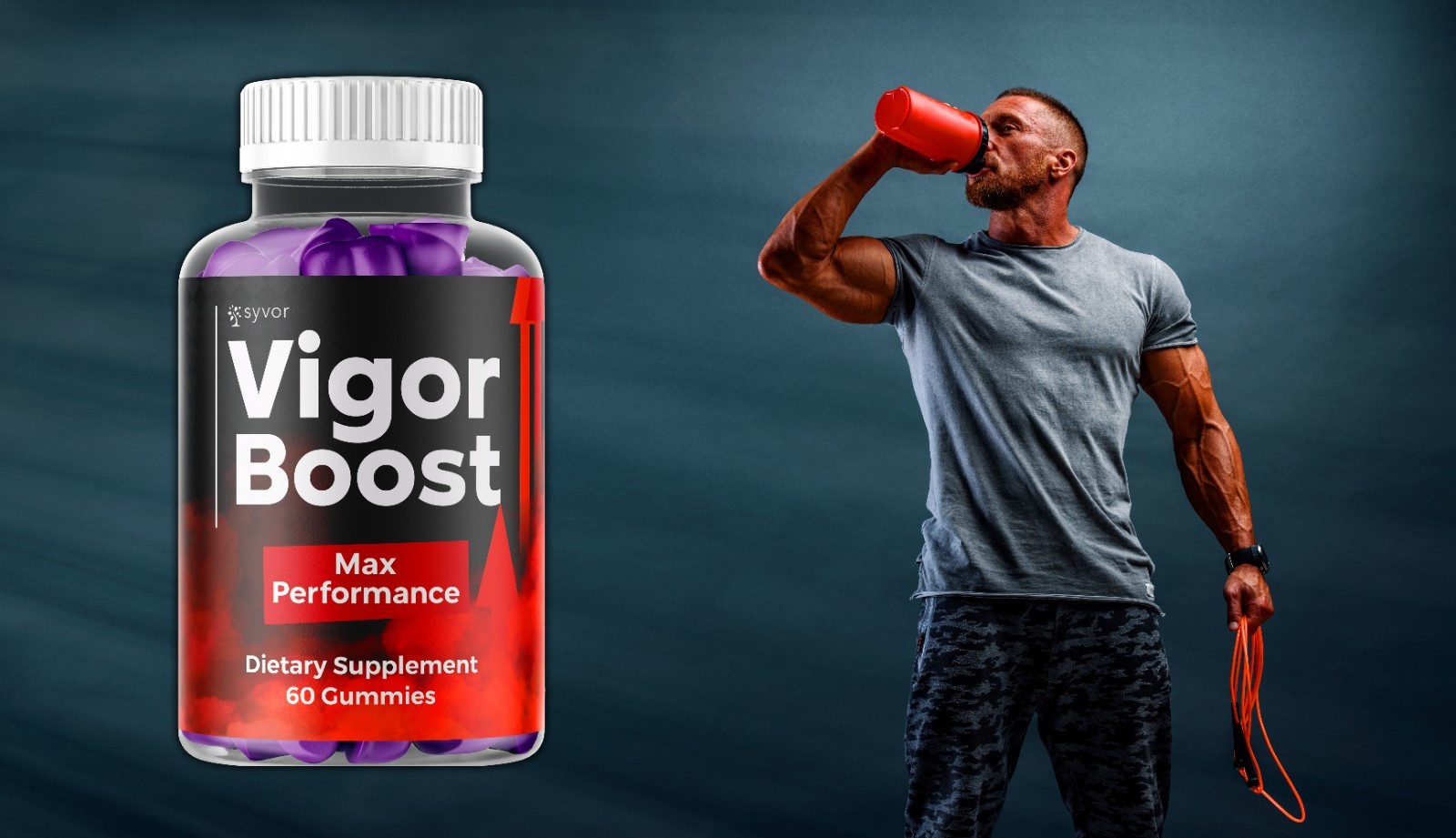 (3 Pack) Vigor Boost Gummys Advanced Male Support Formula VigorBoost 180 Gummies