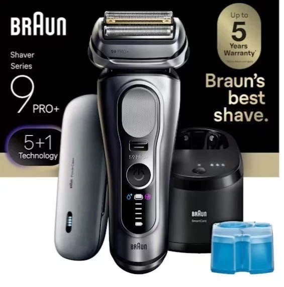 Braun Series 9 Pro+ 9677cc Electric Razor 5+1 Blades PowerCase SmartCare Mens Fr
