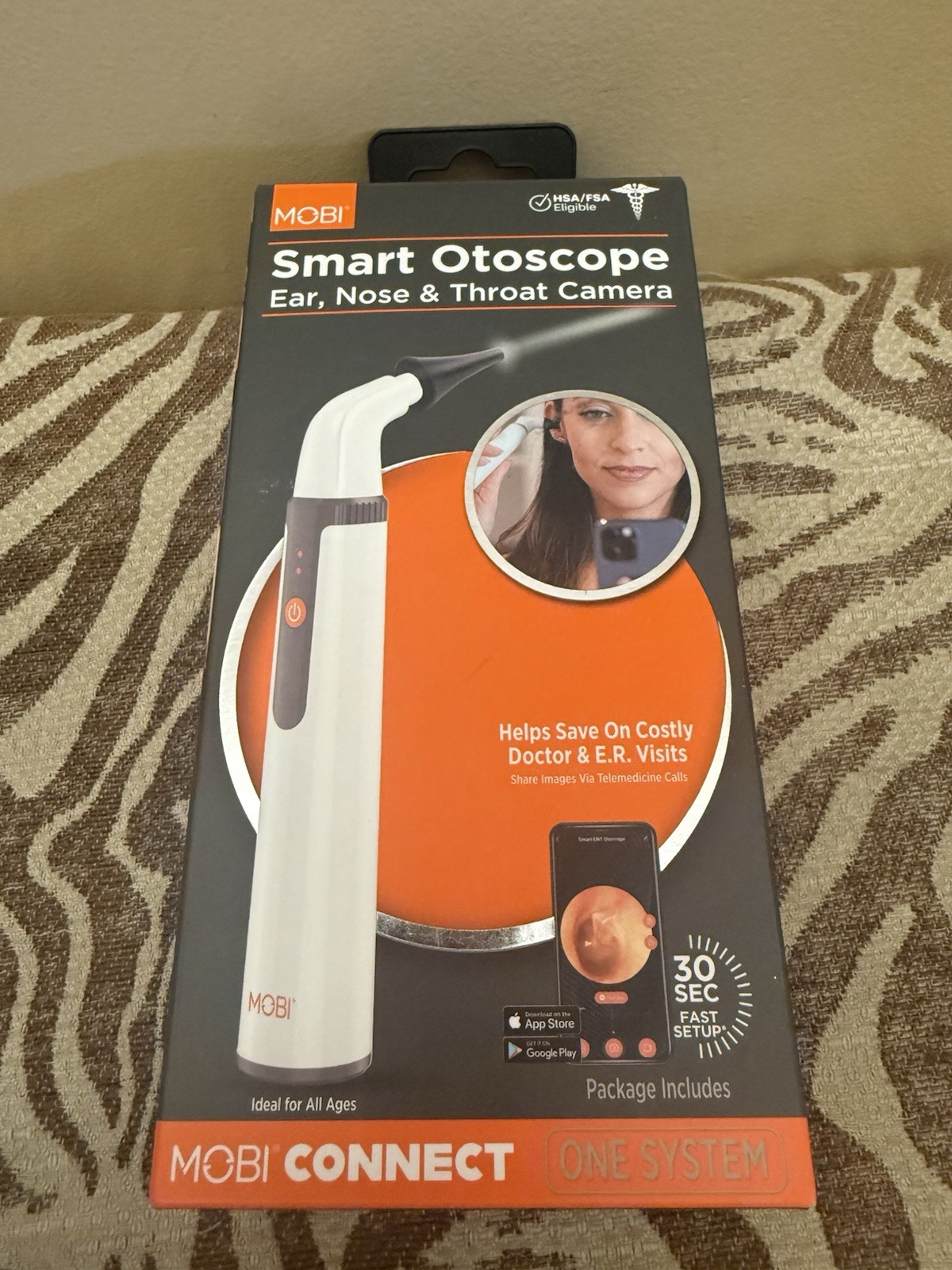 MOBI Smart EarCam Otoscope Ears, Nose & Throat with HD Camera MOBI CONNECT Wi-Fi