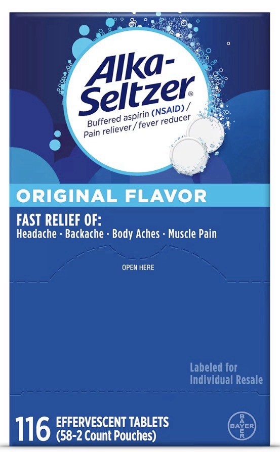 Alka-Seltzer Original Effervescent Tablets 116ct