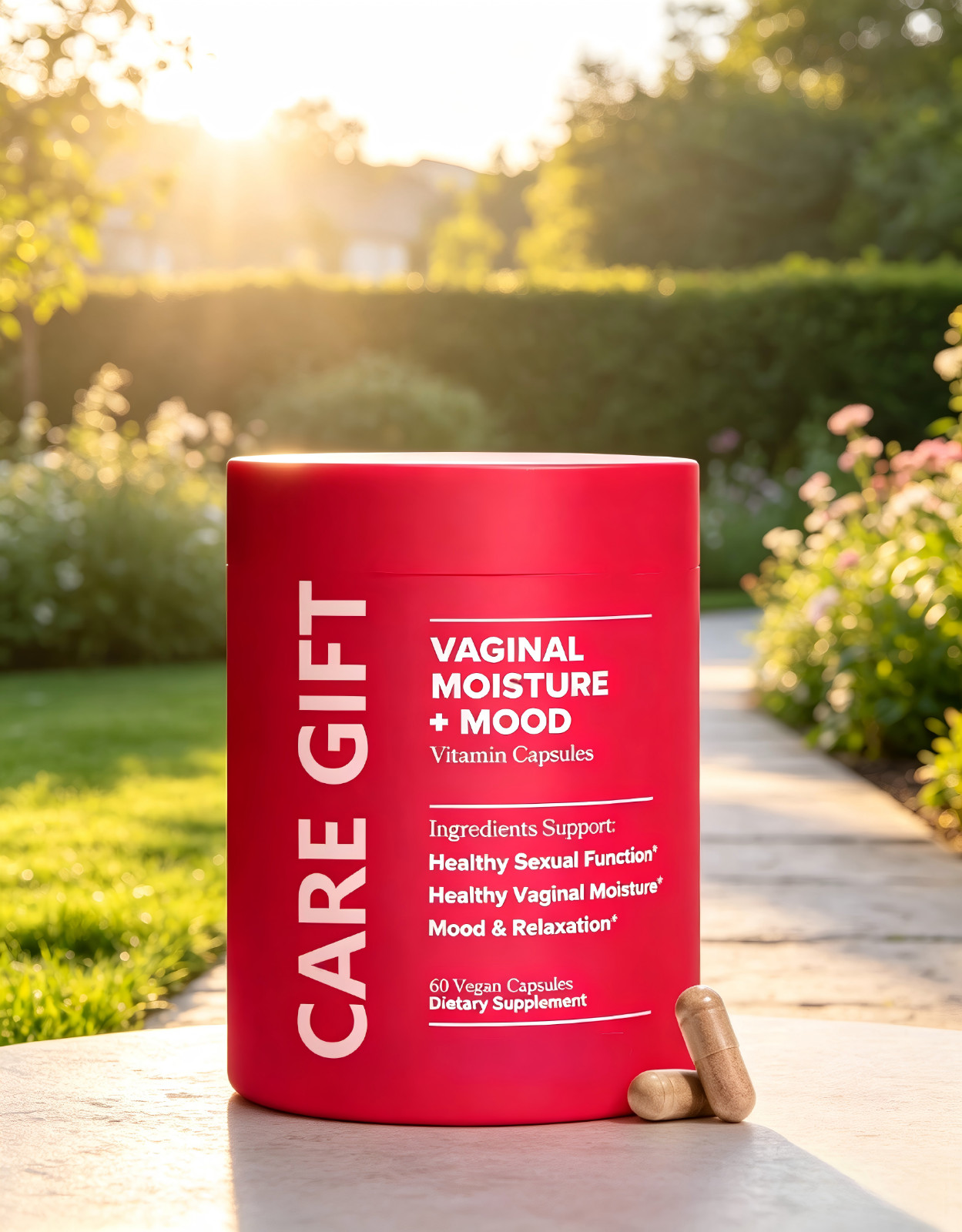Vaginal Moisture & Mood Supplement: KSM-66 Ashwagandha (30 Srv) + Free Shipping