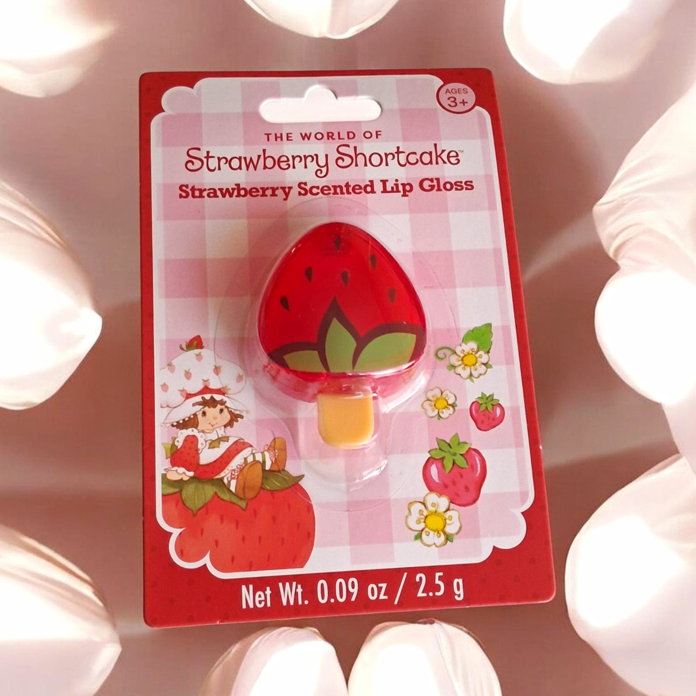 Strawberry Shortcake High Shine Strawberry Scented Red Lip Gloss 0.09 oz